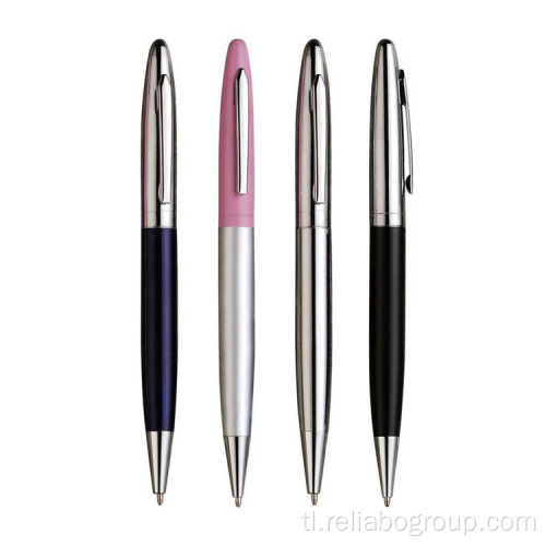 Pampromosyong Pribadong Label na Metal Ballpoint